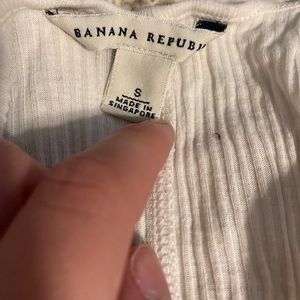 White tank top from banana republic